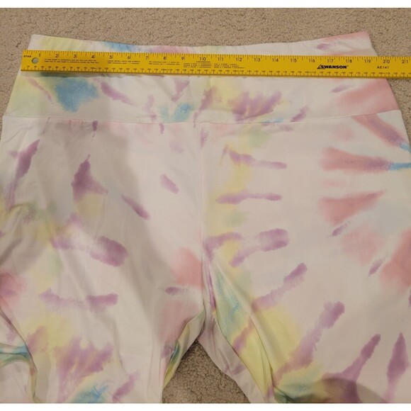 NWT Revolve AFRM Lawson High Rise Bike Shorts Tie Dye Size 2X Gym Exercise - Picture 4 of 9